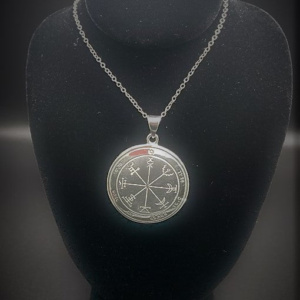2do Pentaculo del Talisman del Sol de Plata de Ley para Proteccion