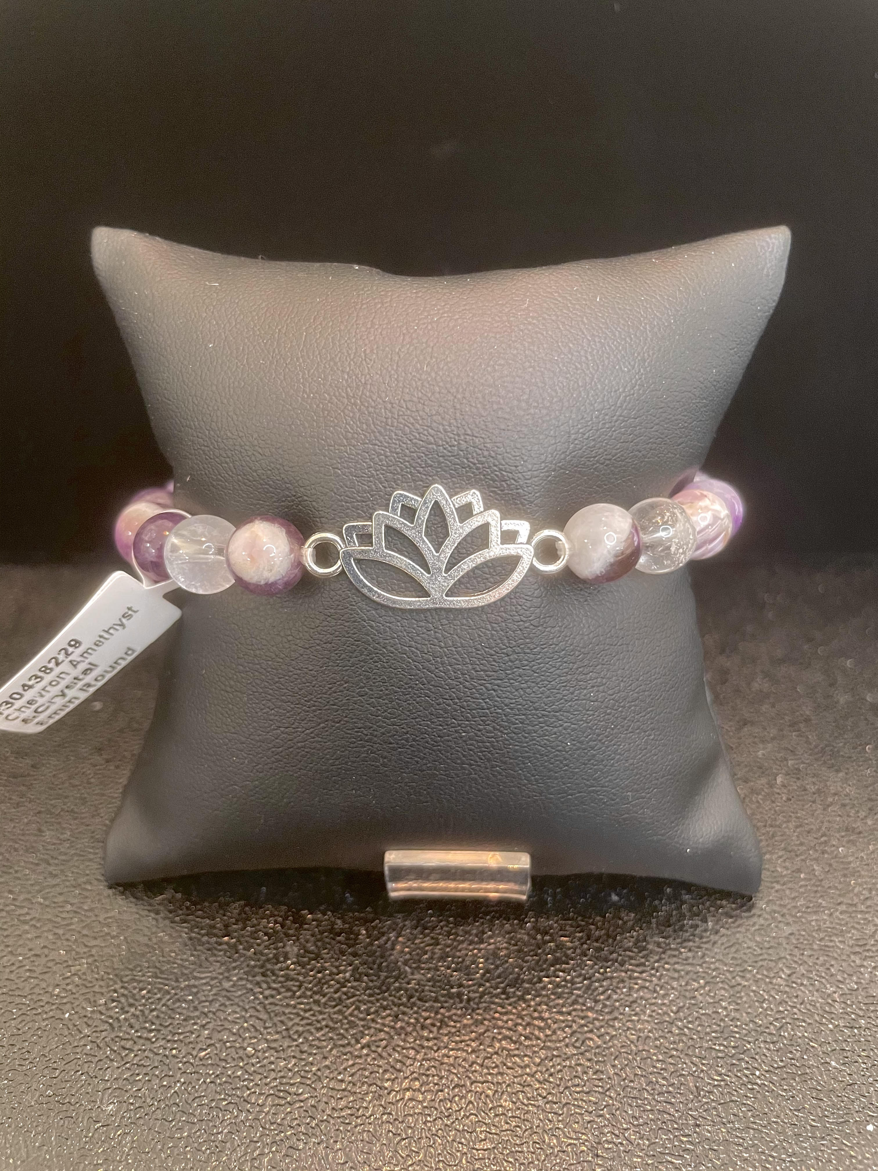 Lotus de Amatista y Cuarzo