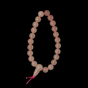 Pulsera de cuarzo rosa