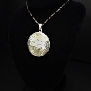 Sello de Plata Esterlina del Arcangel Gabriel Talisman