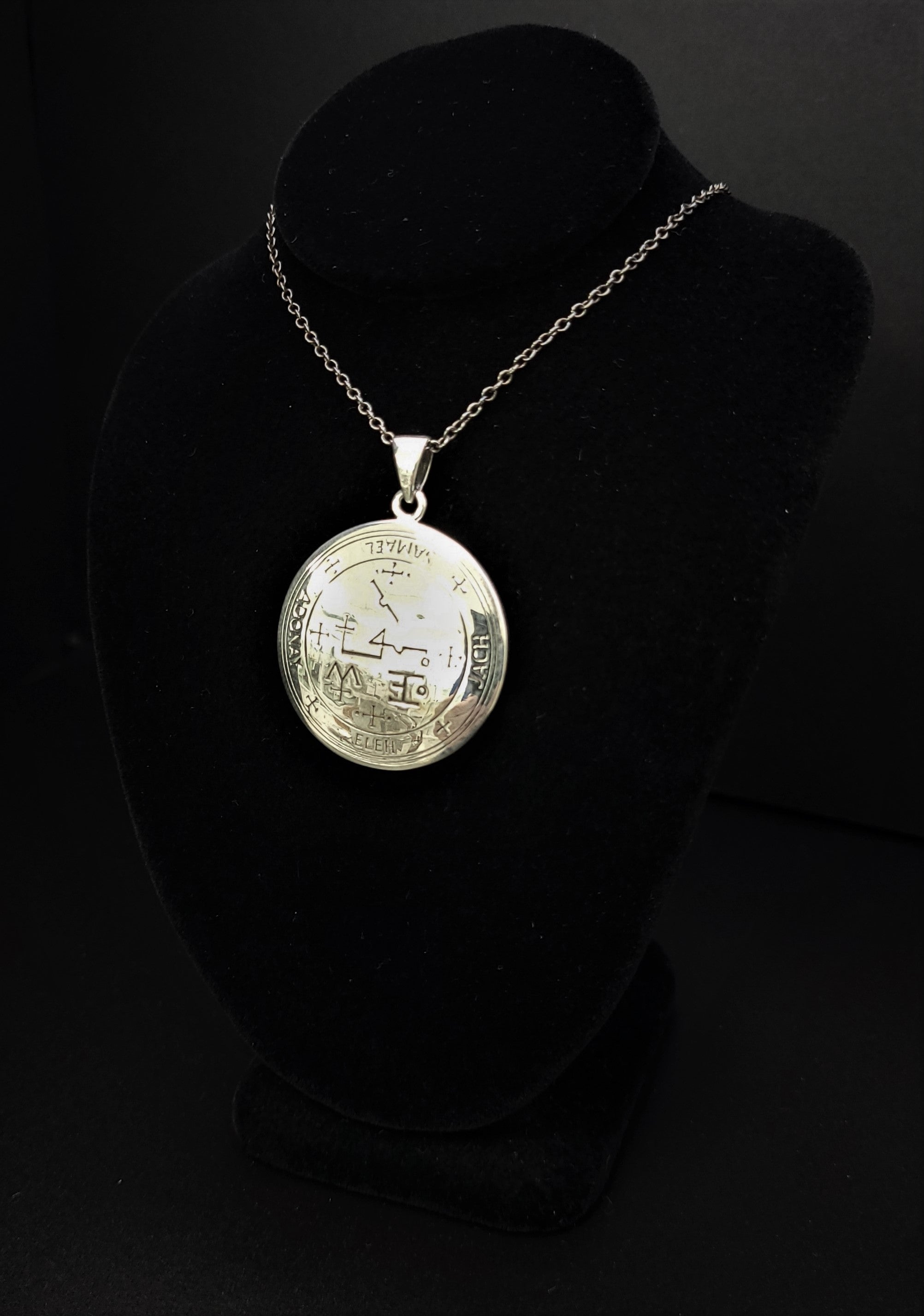 Sello de Plata Esterlina del Arcangel Gabriel Talisman